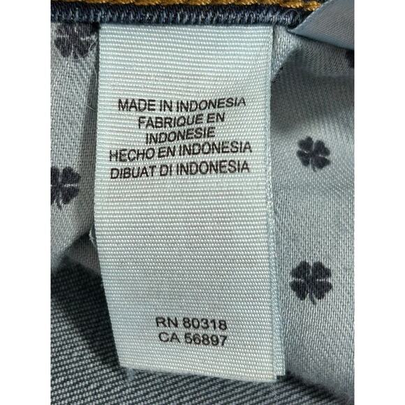 Lucky Brand Jeans Sweet Boot Size 14/32 Mid Rise Blue Stretch Denim Bootcut - Picture 8 of 16